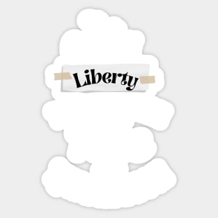 the Cost Of Liberty Is Less Than The Price Of Repression Sticker